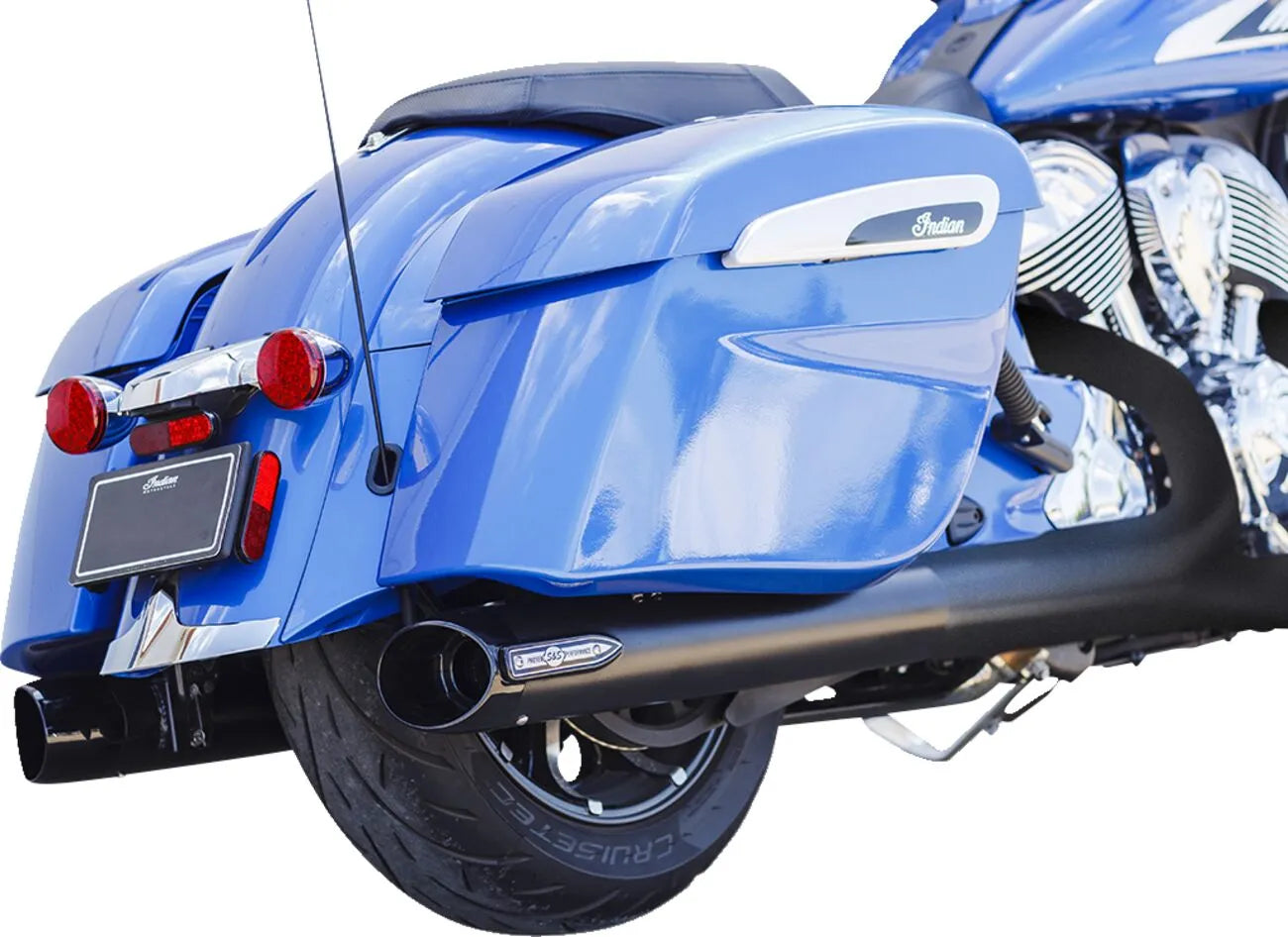 S&s Cycle 4" Broadhead Slip-on Mufflers - Black