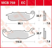 Trw All Round Sintered Metal Brake Pads