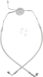 Magnum Shielding Front Lower Brake Line Kit - Non-abs