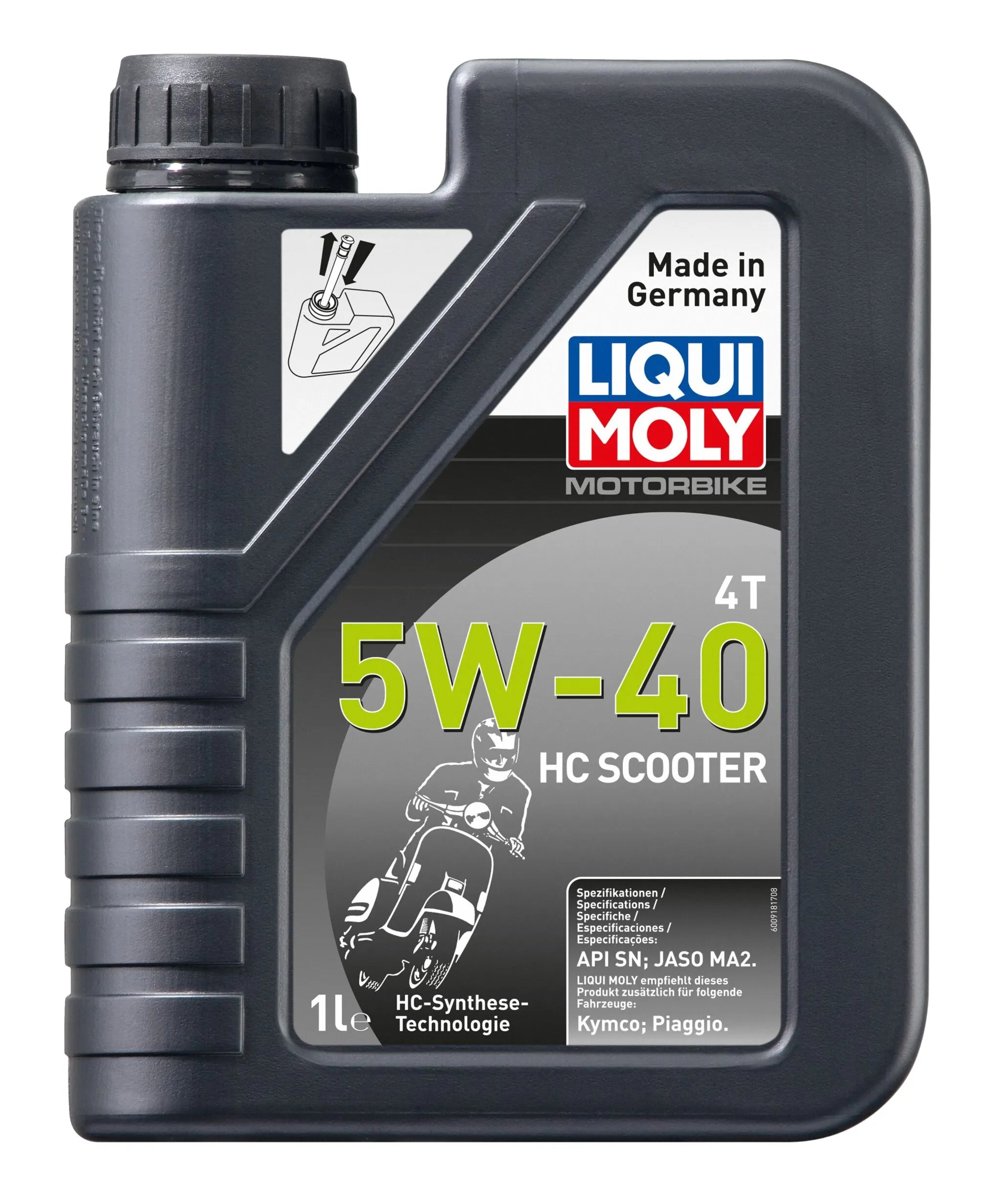 Liqui Moly 4t 5w-40 Hc Street Engine Oil