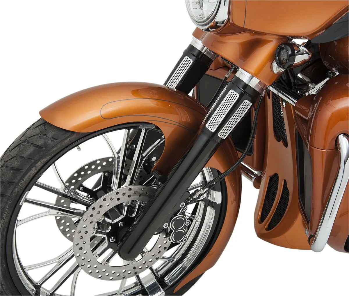 Arlen Ness Dual-disc Hot Legs Fork - Black Anodized