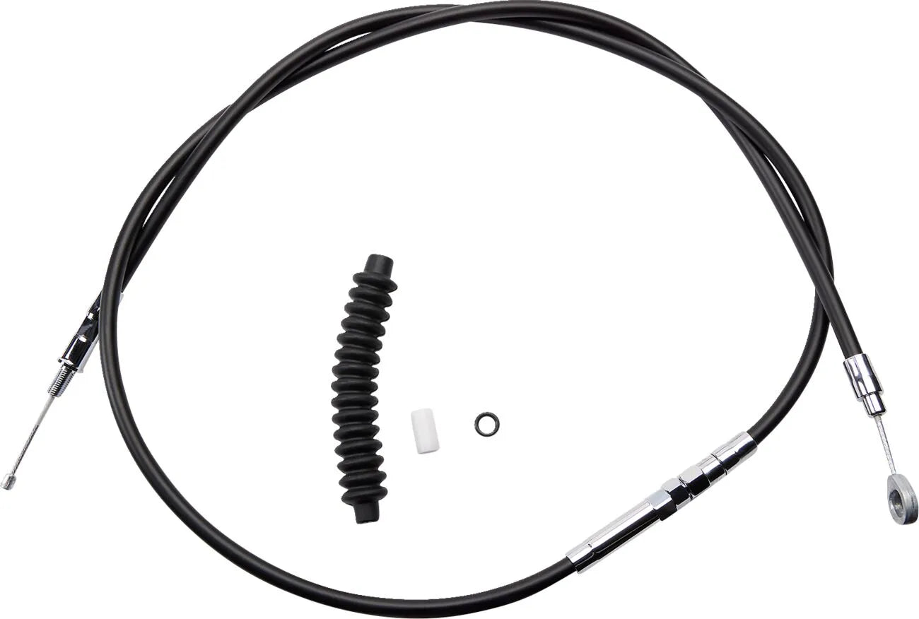 Drag Specialties High-efficiency Clutch Cable - Black Vinyl