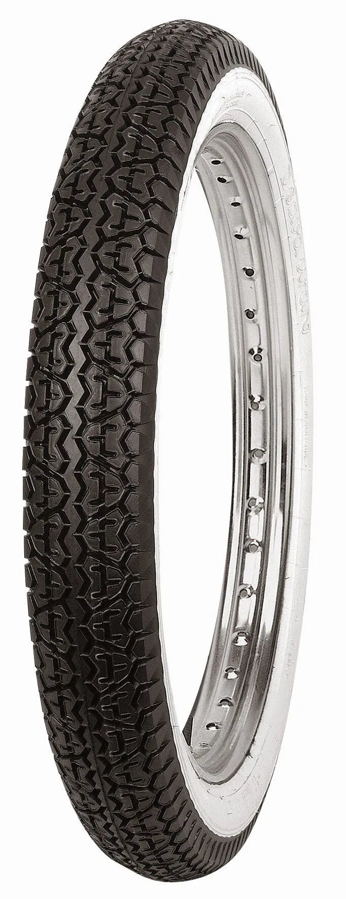 Mitas B 4 Tire 2.25-18 Whitewall For Mopeds