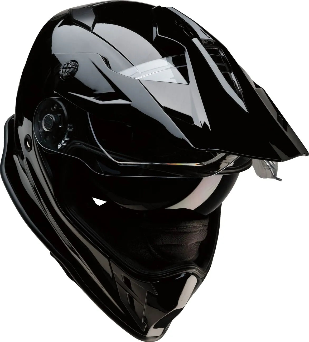 Z1r Range 2.0 Helmet - Dual Sport Black Gloss