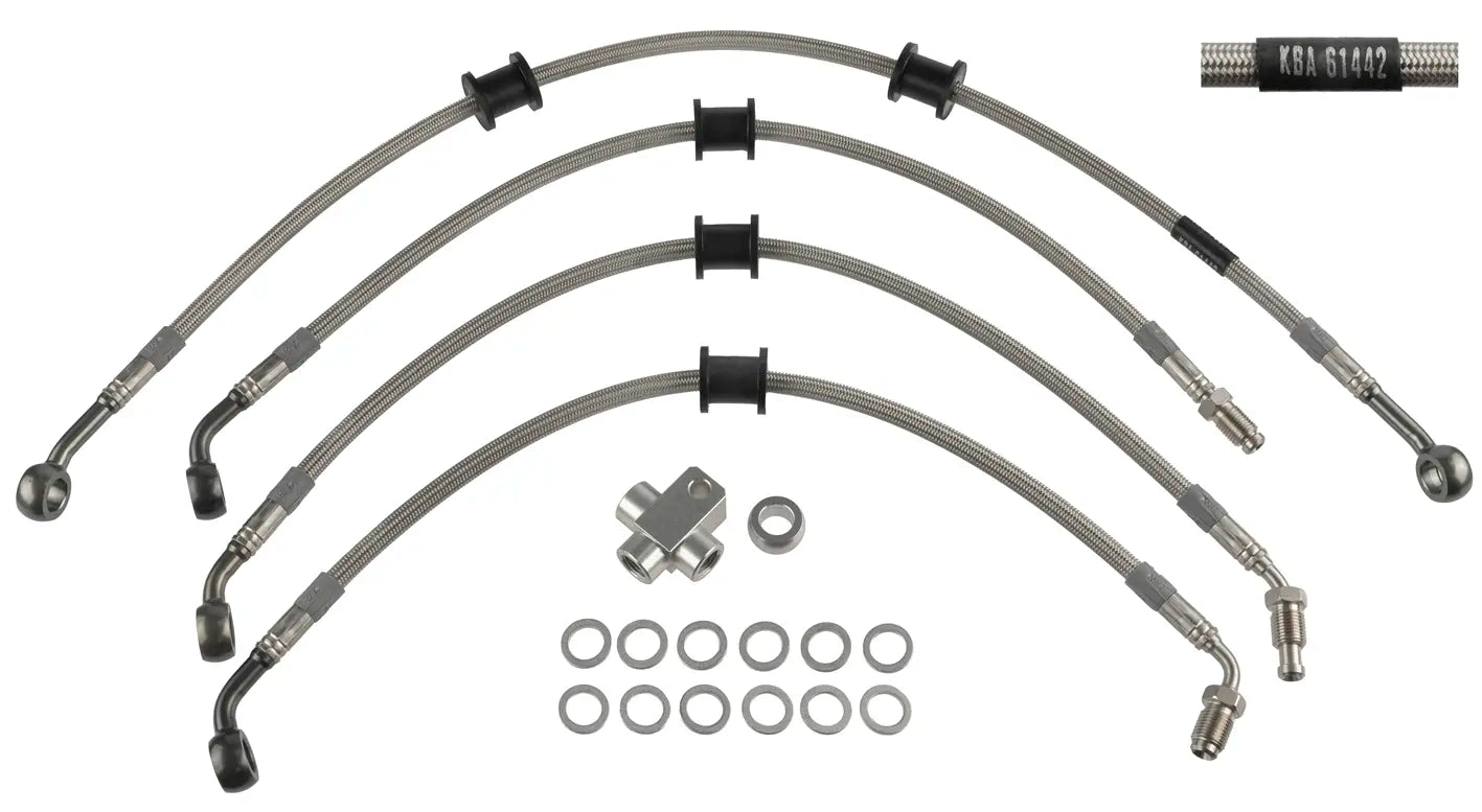 Trw Varioflex Steel Braided Brake Lines - Hydraulic