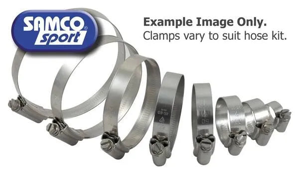 Samco Sport Radiator Hose Clamp Kit Silver