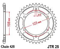 Jt Sprockets Steel Rear Sprocket 60t
