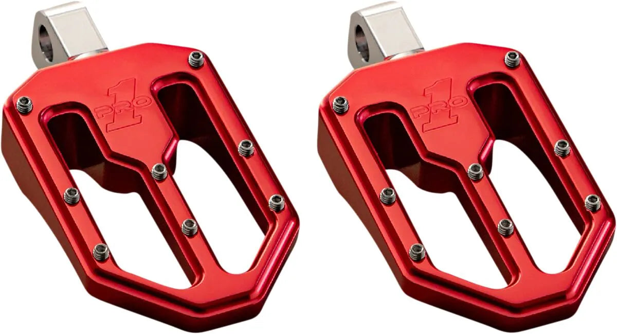 Pro-one Moto V1 Foot Pegs - Red