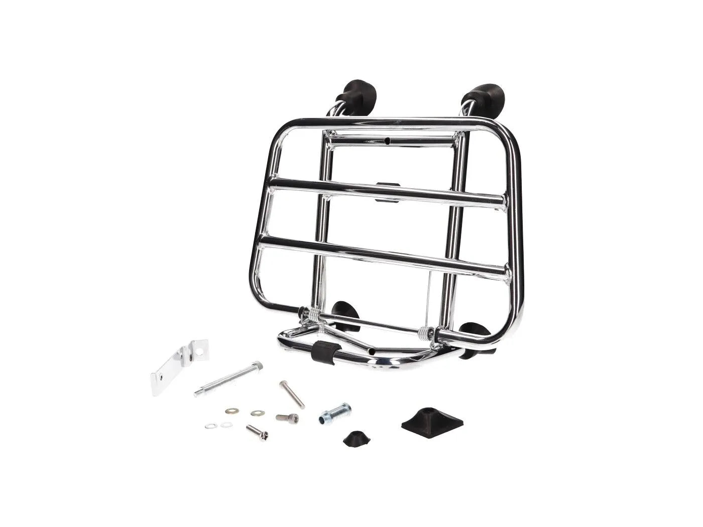 101 Octane Front Luggage Rack - Chrome Finish
