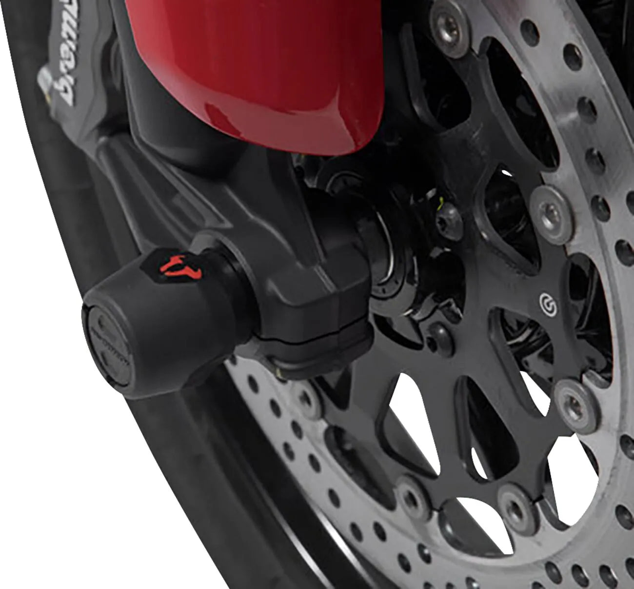 Sw-motech Front Axle Slider - Enhanced Fork Protection