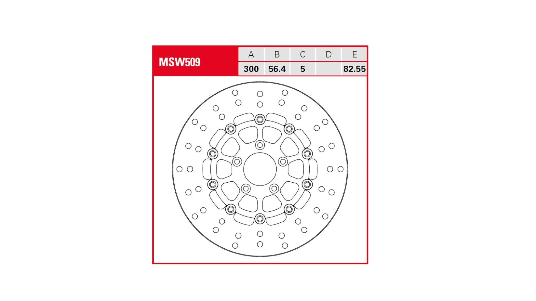 Trw Round Floating Brake Rotor For Motorcycle