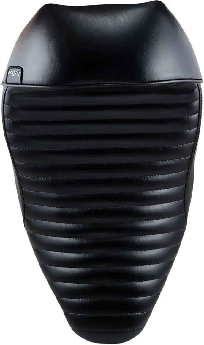 Le Pera Stubs Cafe Seat - Black Vinyl Solo