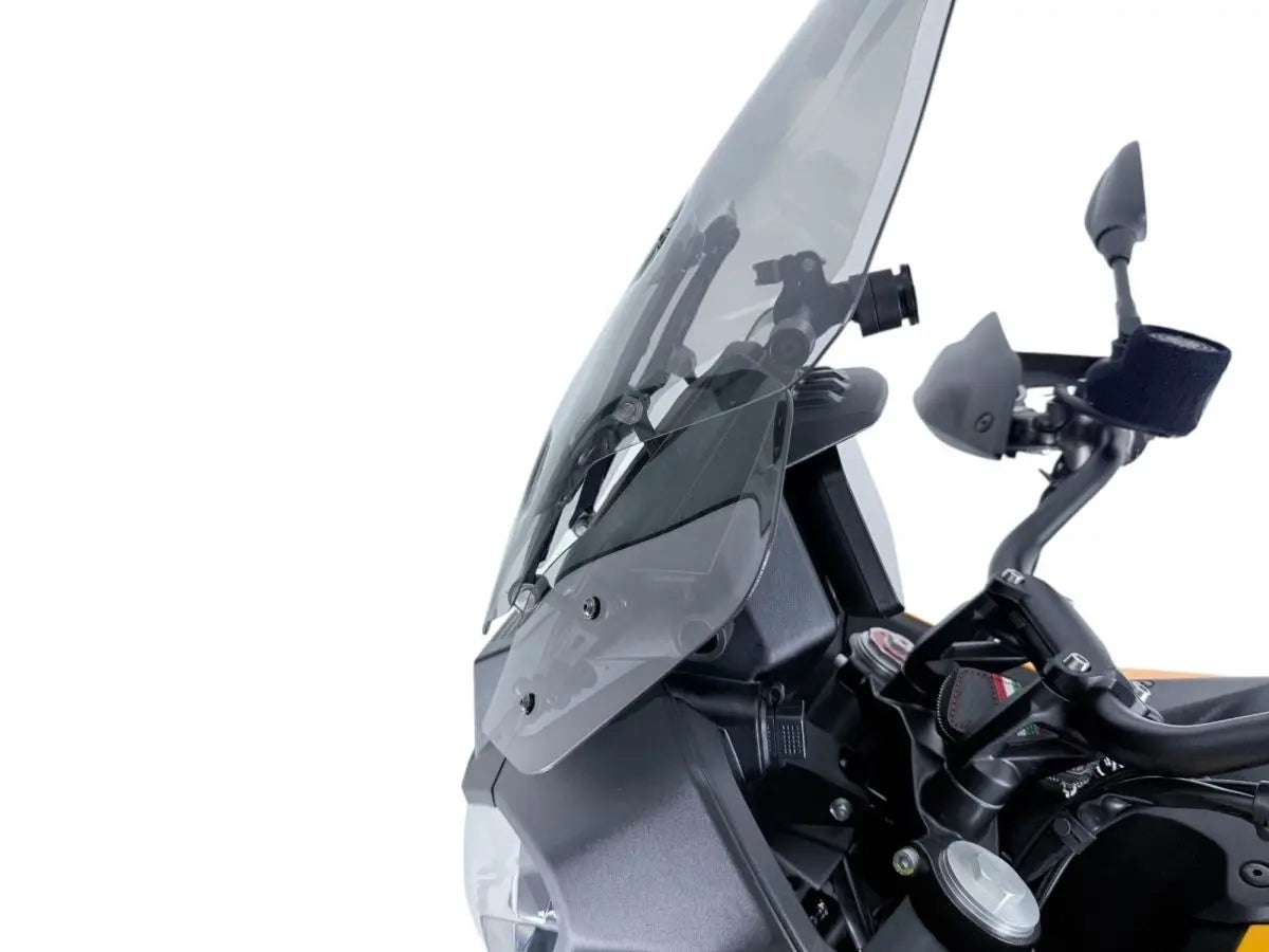 Wrs Side Deflectors Moto Guzzi Stelvio - Smoke