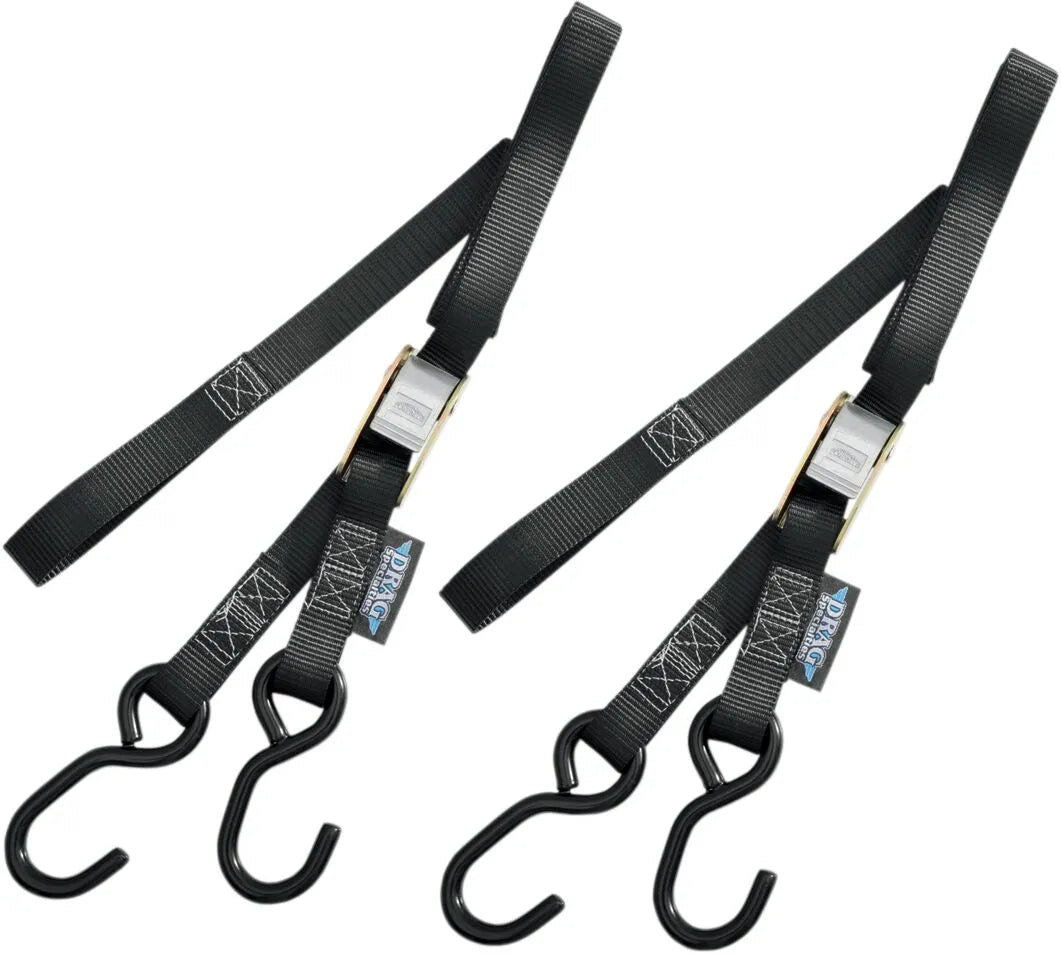Drag Specialties 1" Standard Tie-downs With Vinyl Hooks