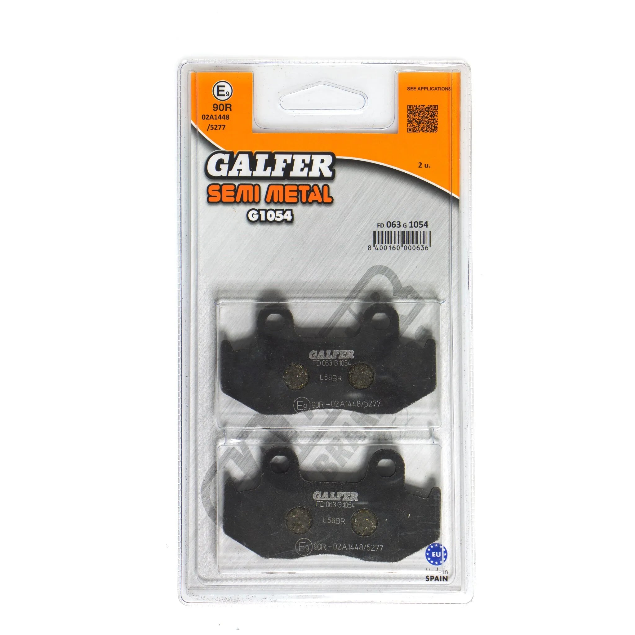 Galfer Semi-metallic Brake Pads For Oem Replacement