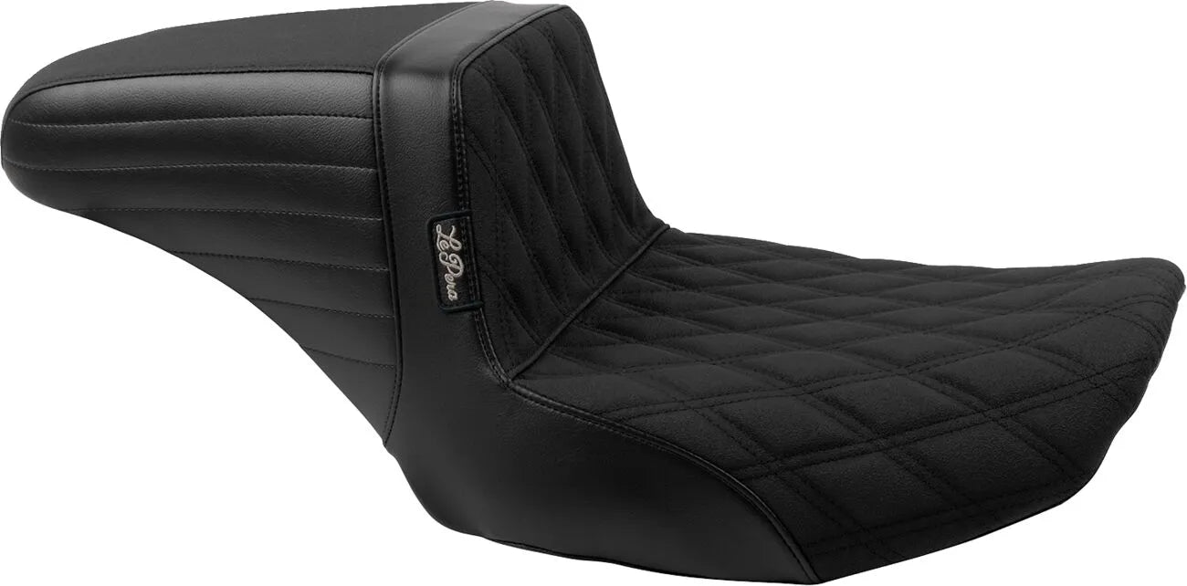 Le Pera Kickflip Seat - Black Vinyl, Double Diamond
