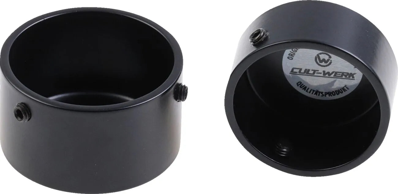 Cult Werk Black Aluminum Axle Cover