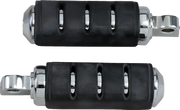 Kuryakyn Trident Iso Pegs - Chrome & Black