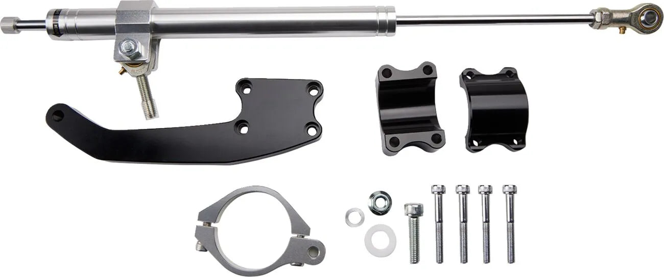 Drag Specialties Steering Damper Kit Chrome/satin