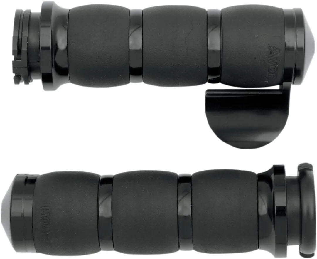 Avon Grips 3-ring Velvet Air Grips - Black