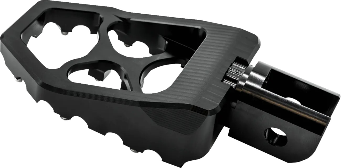 Burly Brand Mx Evolution Pegs - Black Aluminum