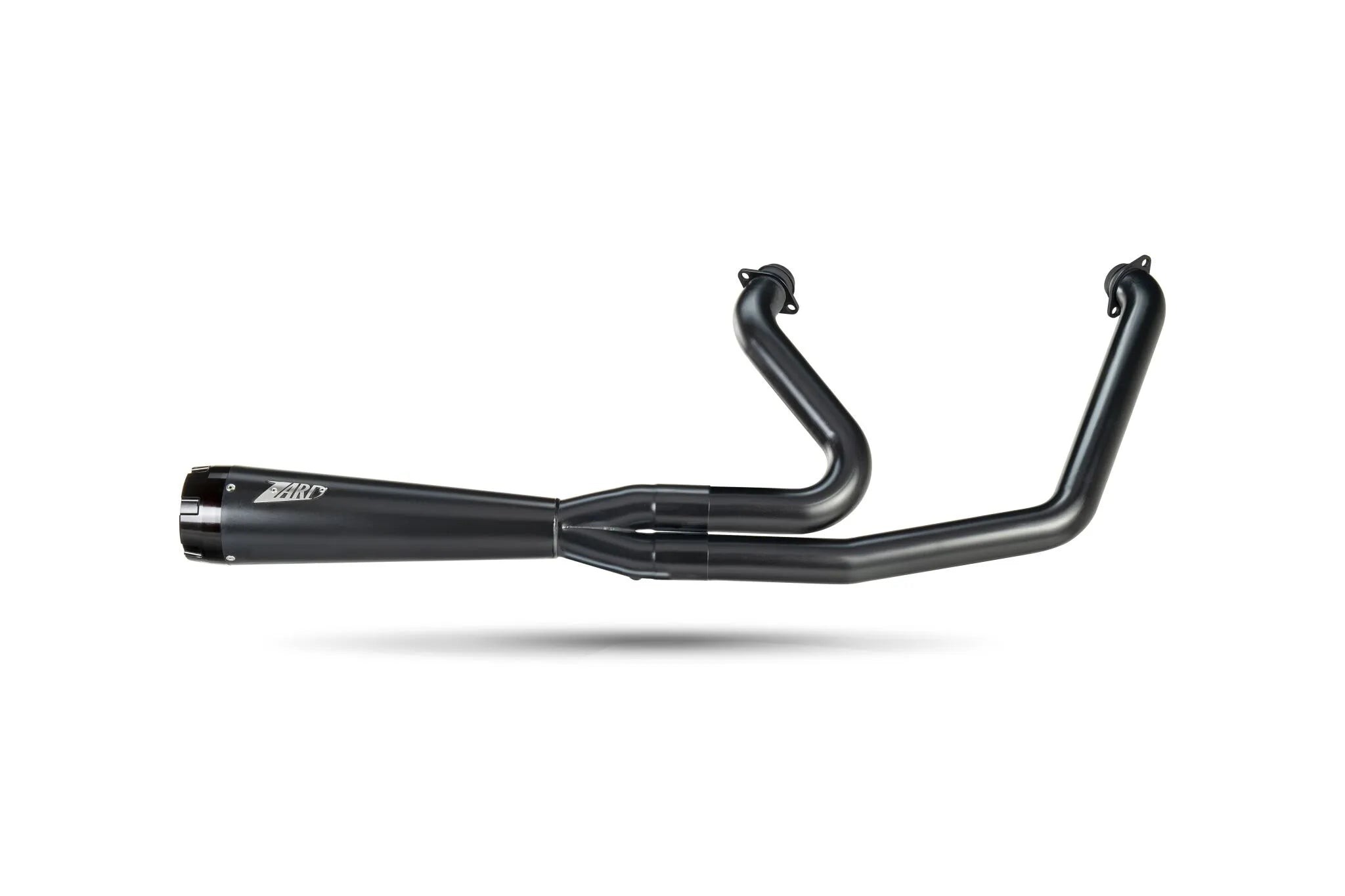 Zard 2:1 Full Exhaust System For H-d Softails (Black)