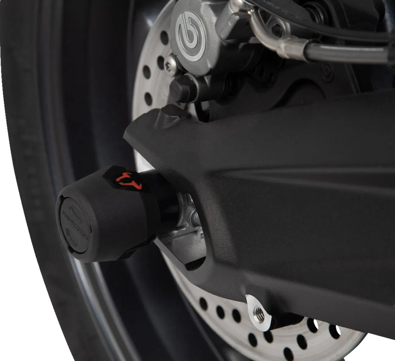 Sw-motech Rear Axle Slider - Enhanced Protection