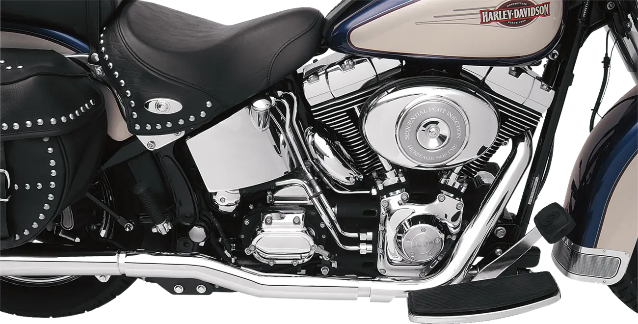 Bassani Xhaust Power Curve True-dual Header Pipes For Softail