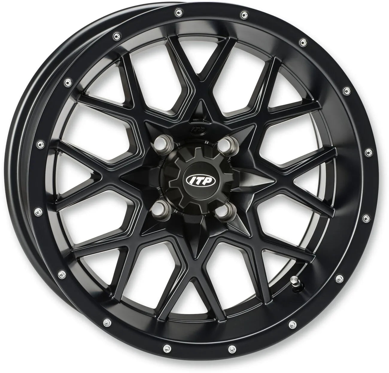 Itp Hurricane Wheel - 15 Inch Black