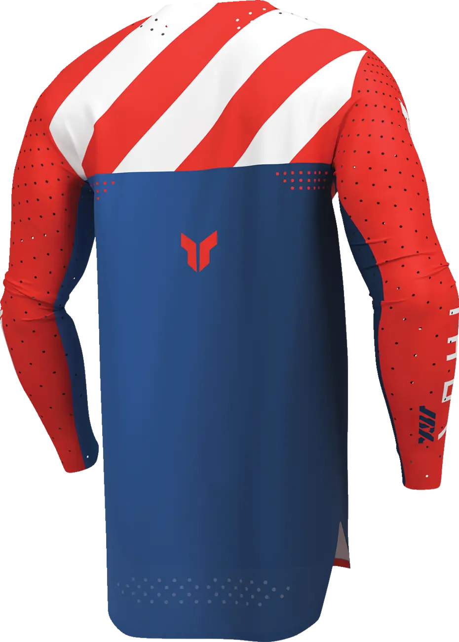 Thor Sportmode Synth Jersey - Blue/Red/White
