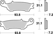 Moto-master Nitro Brake Pads Sintered Metal