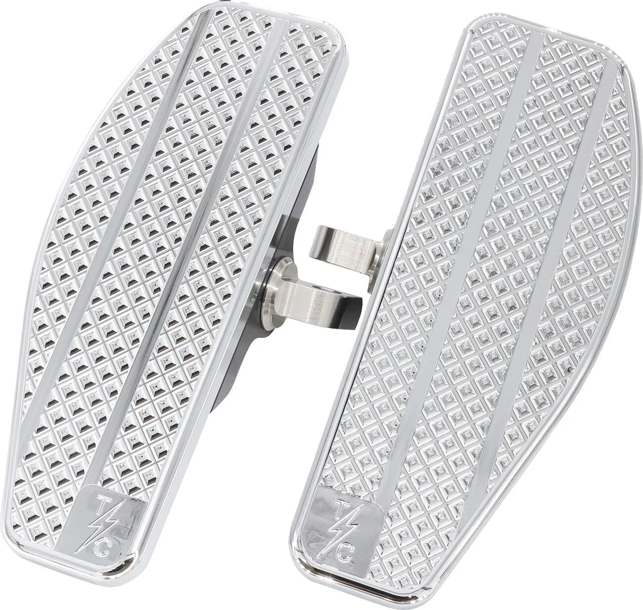 Thrashin Supply Co. Mini Floorboards - Chrome