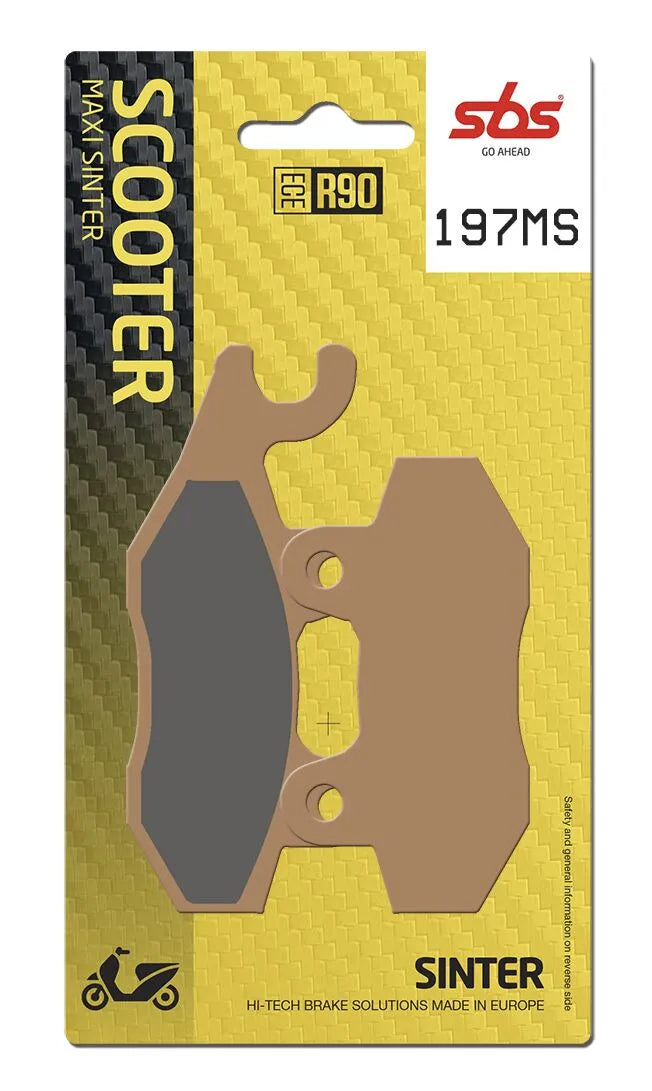 Sbs Ms Scooter Maxi Sintered Brake Pads (Set Of 2)