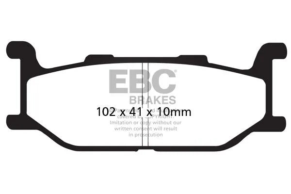 Ebc Sfac Carbon Series Scooter Brake Pads