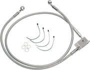 Drag Specialties Extended Brake Line Kit 35.5" Stainless Steel