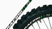 Blackbird Racing Rim Decal - Green Pvc - Sold Each