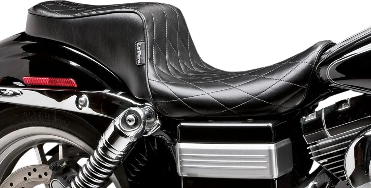 Le Pera Cherokee Seat - Black Vinyl, King/queen