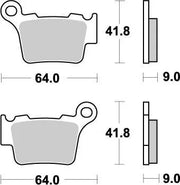 Moto-master Nitro Brake Pads Sintered Metal