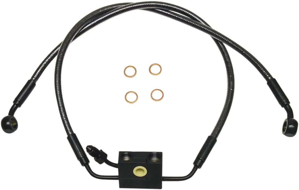 Magnum Shielding Front Lower Brake Line Kit Abs