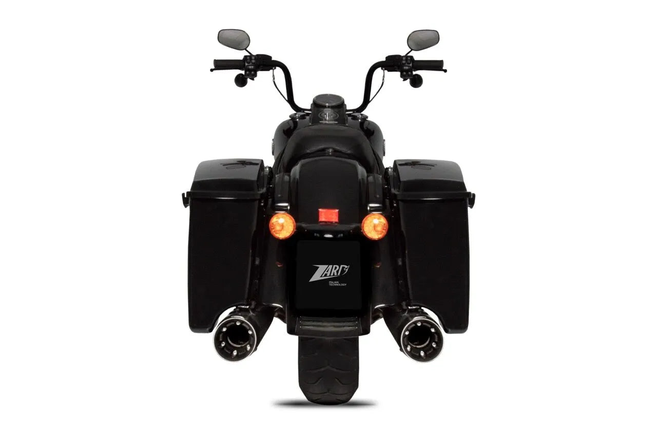 Zard Slash-cut Slip-on Mufflers For Hd-touring E5