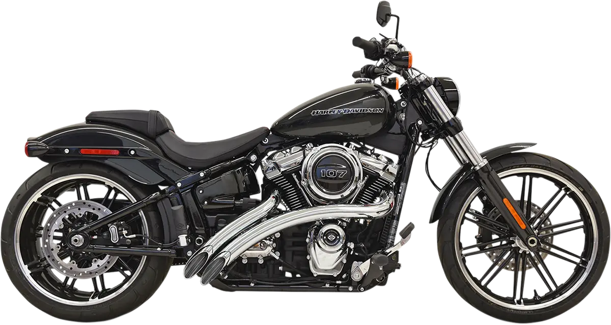 Bassani Xhaust Radial Sweepers Exhaust System - Chrome
