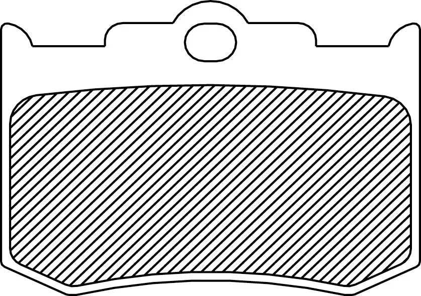 Drag Specialties Sintered Brake Pads For Motorcycles