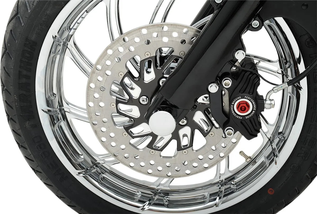 Drag Specialties Chrome Front Axle Caps