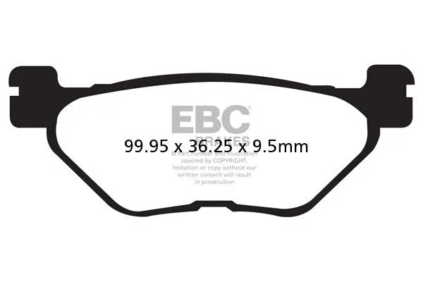Ebc Vee Semi-sintered Brake Pads