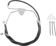 Drag Specialties Black Vinyl Extended Brake Line Kit