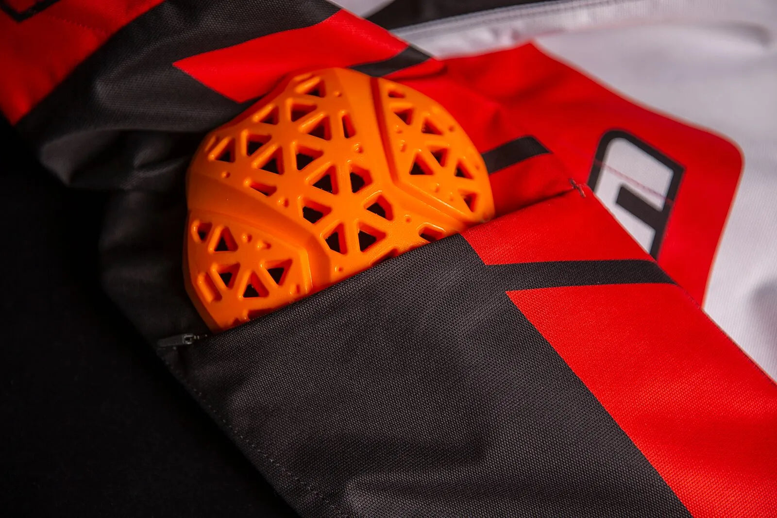 Icon Airform Retro Jacket - Black/Red/White