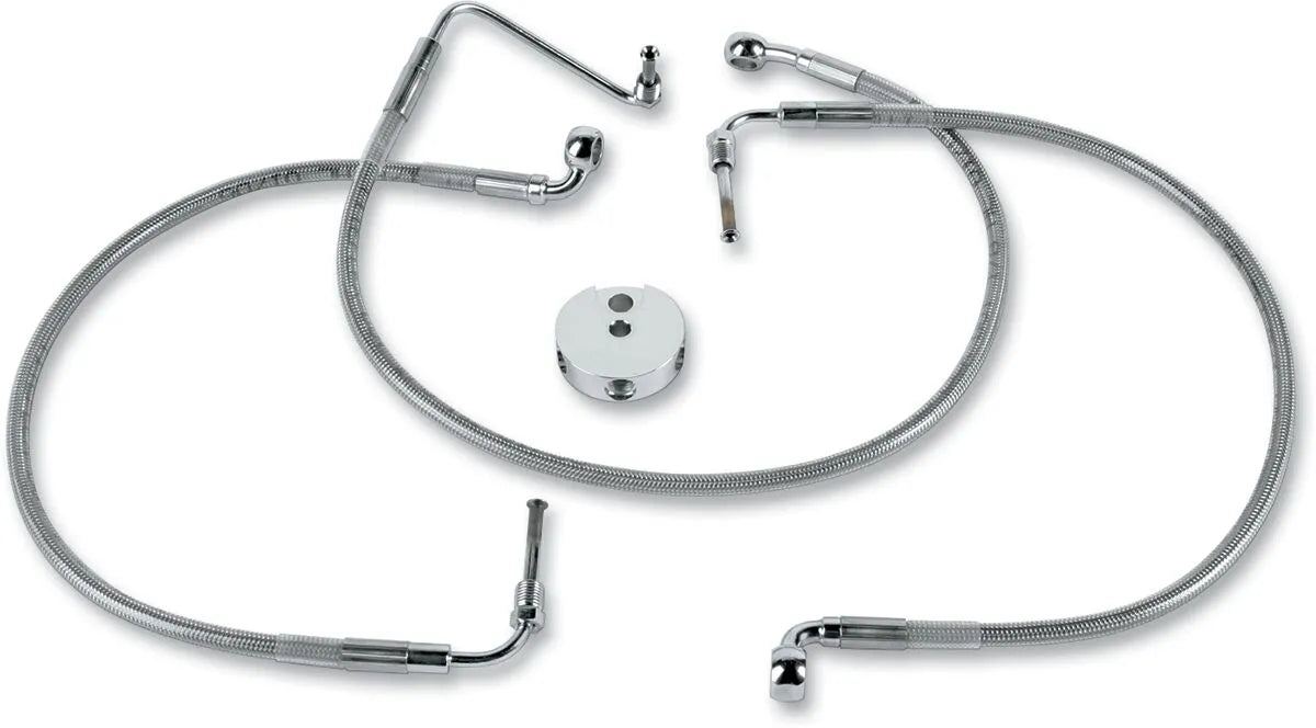 Drag Specialties Stainless Steel Brake Line Kit Front