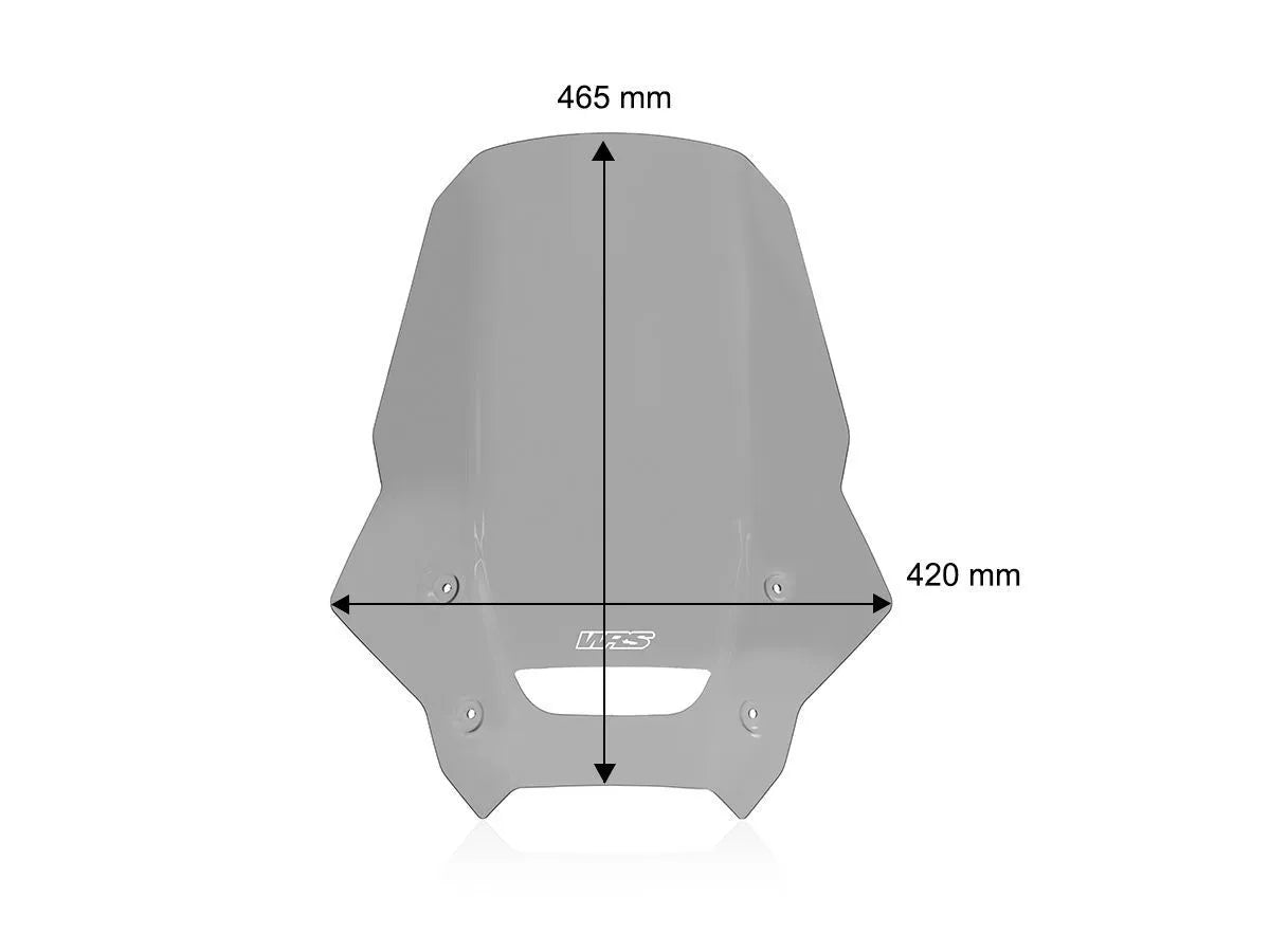 Wrs Smoke Windscreen - Enhanced Rider Protection