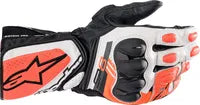 Alpinestars Sp-8 V3 Gloves Sport Riding For Men - Black/White/Fluorescent Red
