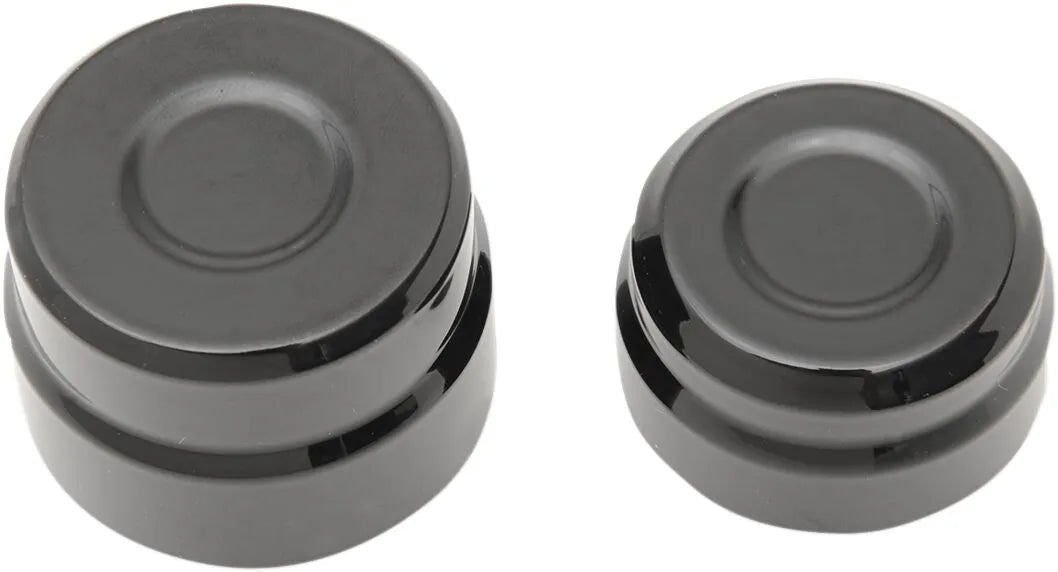 Drag Specialties Billet Axle Caps - Black